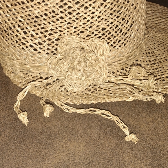 Cute Summer Wicker Style Hat NWOT 👒 - Picture 5 of 10